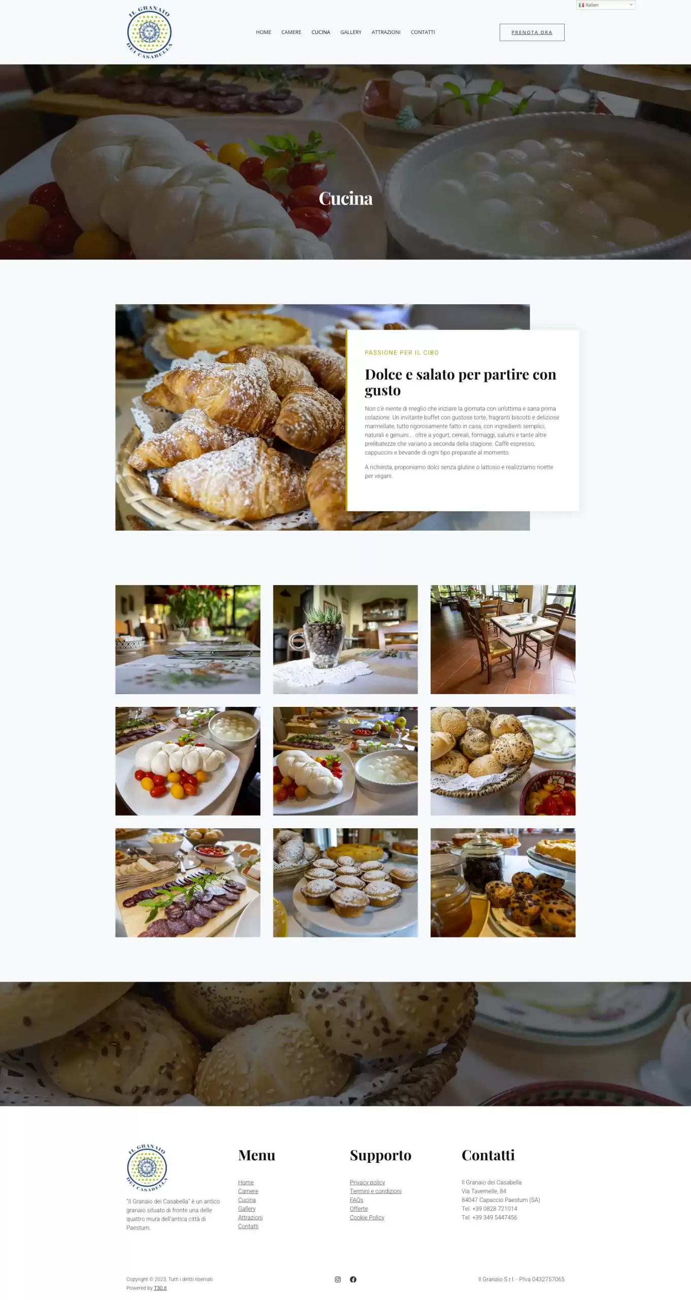 Sito Il Granaio - cucina